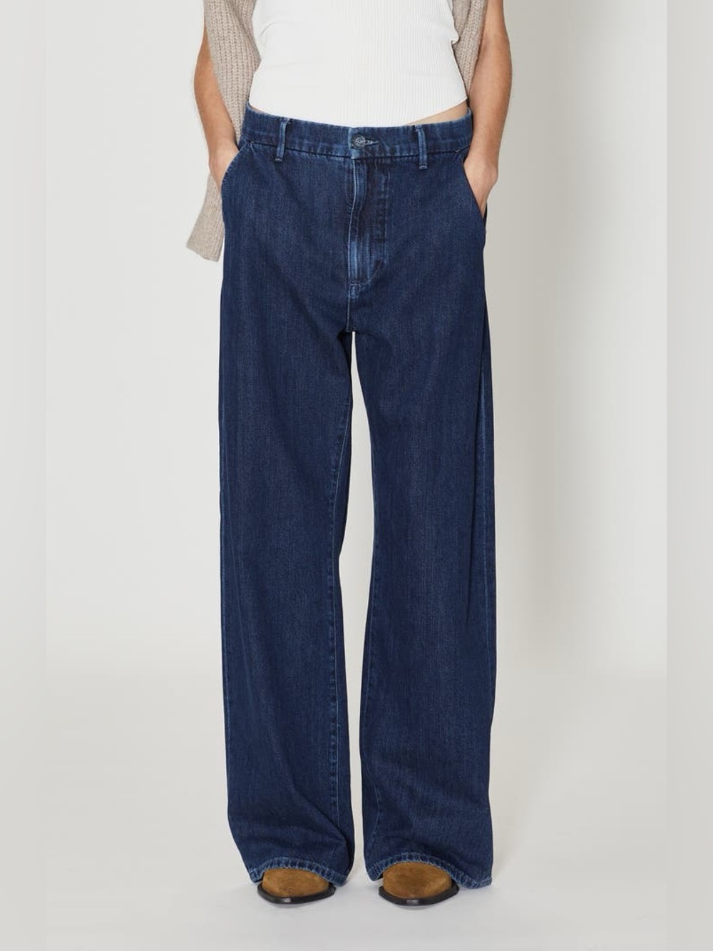 Le Jean Sydney Wide Leg Trouser Jeans Size 29